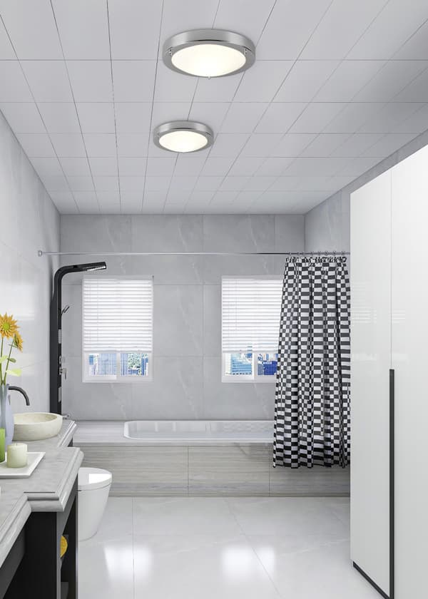 Loftlampe til badeværelset CONDUS sølv Trio 6801011-06