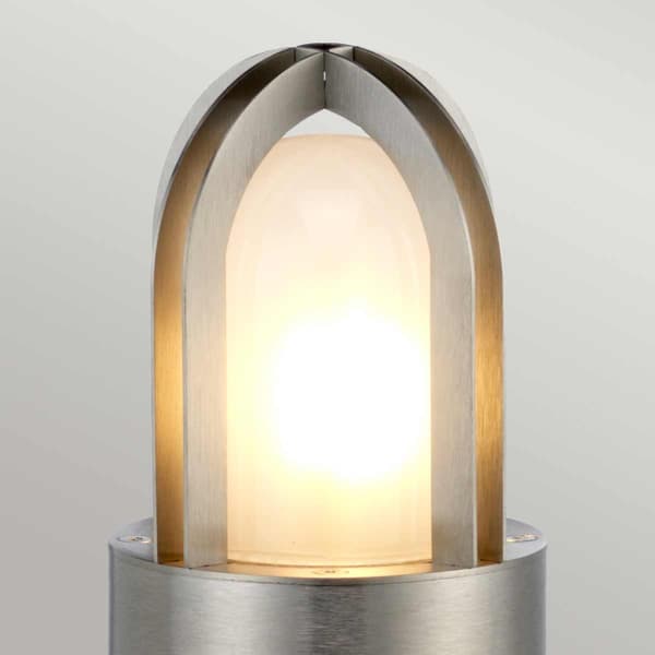 Utomhusbelysningsstolpe Rostfritt stål E27 40W Paignton Elstead