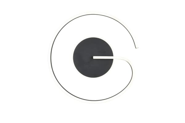 Moderne sort loftlampe med åben ring LED 21W CALLE RL