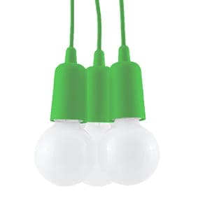 Lysekrone DIEGO 3 grøn Sollux Lighting SL.0582