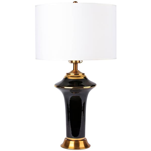 Bordlampe keramisk MODERN sort MT525C-BL Como