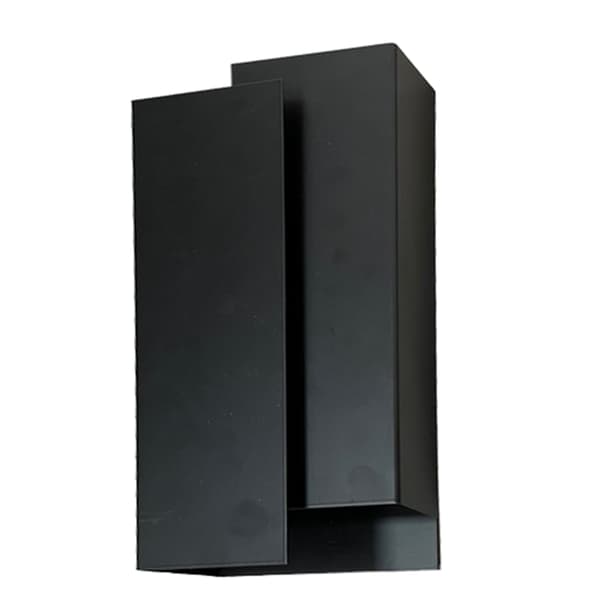 Væglampe minimalistisk sort rektangulær Wall 2xG9 8W Luminex