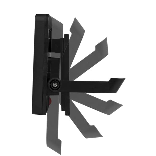 LED solcellslampa 5W med rörelsesensor svart IP65 DPM