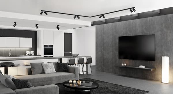 Loftspot LED Nowodvorski MONO 7838 stål, sort