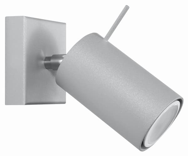 Seinävalaisin RING 1 Harmaa Sollux Lighting SL.0449