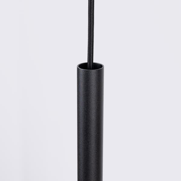 Pendellampe moderne sort rør justerbar marineblå filtskive 1xG9 8W FELTRO Sollux Lighting