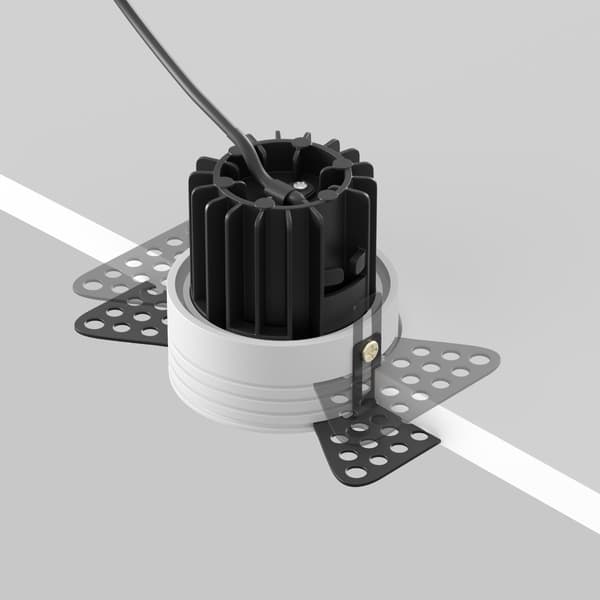 Infälld armatur modern vit LED-spotlight 7W ROUND Maytoni Technical