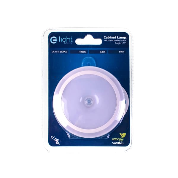 Möbellampa med AAA-batterier med rörelsesensor LED 0.5W Eko-Light