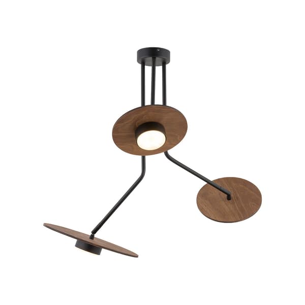 LED loftslampe Nowodvorski DISK sort, stål 7644