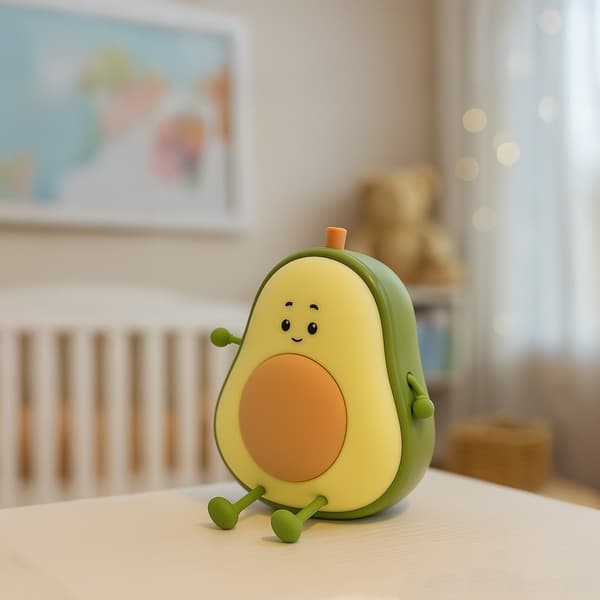 LED natlampe 1W til børneværelset trådløs AVOCADO Milagro