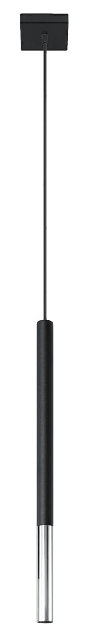 MOZAICA 1 pendellampe sort/krom Sollux Lighting SL.0885
