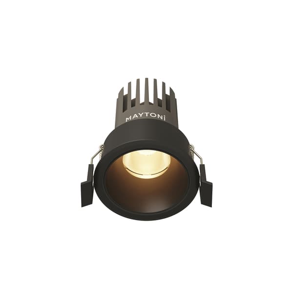 Infälld modern svart LED-spotlight 10W DIP Maytoni Technical