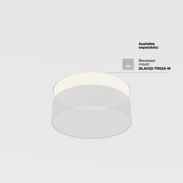 Moderni musta pyöreä LED-kattovalaisin 24W ZON Maytoni Technical