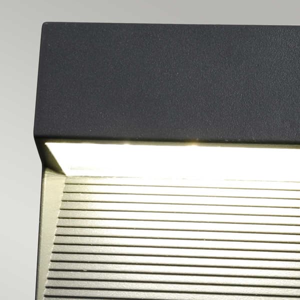 Grafiitinharmaa ulkoseinävalaisin sisäänrakennettu LED 6W Freyr Elstead