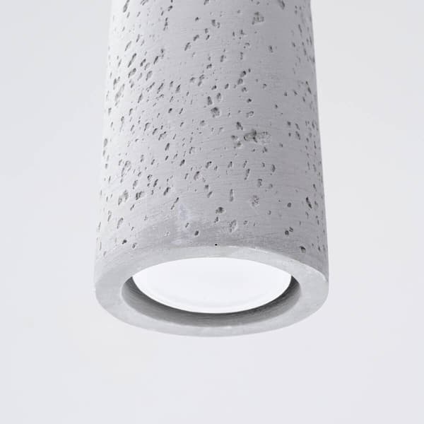 Industriel pendellampe grå med sorte elementer ELECTRA 1xGU10 10W SL.1347 Sollux Lighting