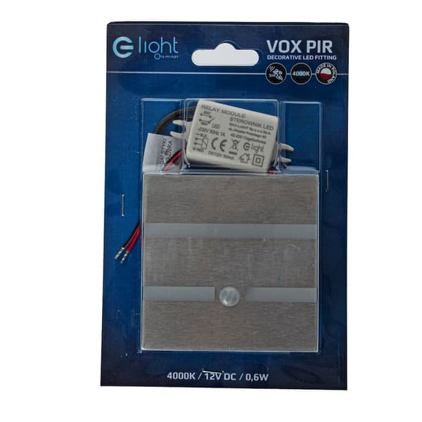 Trappelampe med sensor 1x0.6W LED VOX EKS1510 Eko-Light