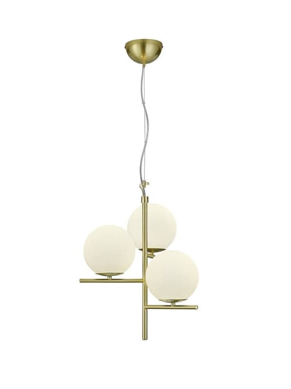 Lysekrone PURE guld Trio 302000308