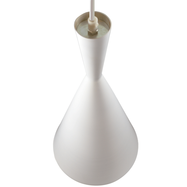 Pendellampe hvid-guld E27 MODERN 306777 Polux