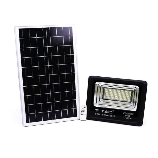 V-TAC Solar LED Halogen Spotlight 40W IP65 VT-200W Neutral 3100lm
