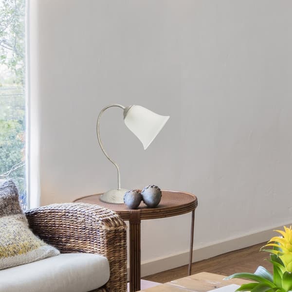 Retro bordslampa vit antik E27 Fabiola 7260 Rabalux