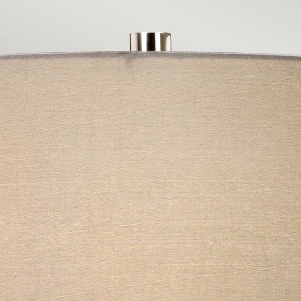 Bordlampe keramik grå hvid 68 cm Fulwell E27 60W Elstead