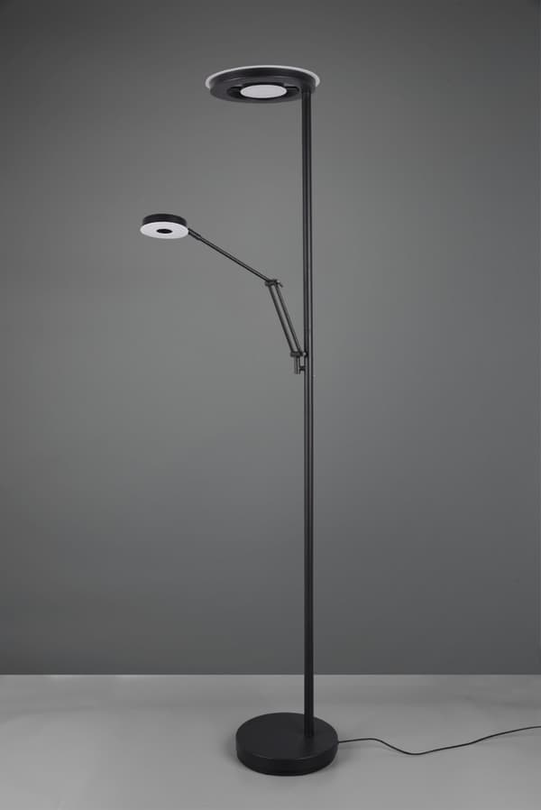 LED gulvlampe BARRIE sort Trio 424210332