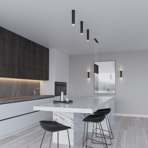 Spot LAGOS Sort Sollux Lighting SL.0436
