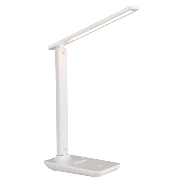 Moderne hvid USB bordlampe med variabel LED-farve 5W POST Milagro