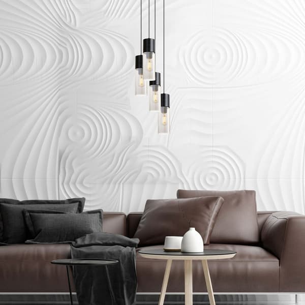 Pendellampe til stue E27 4x25W sort 72054 Ronno Rabalux