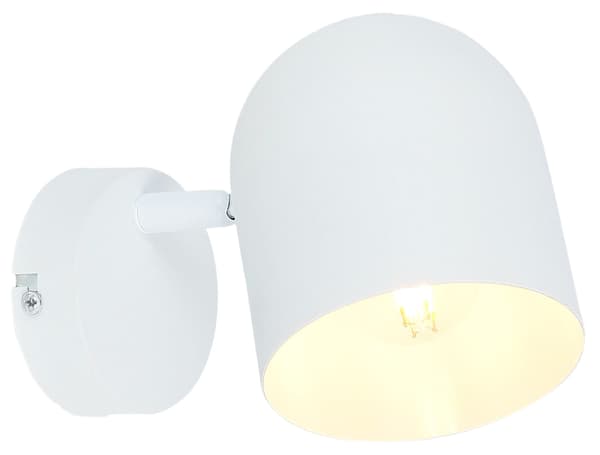 Seinävalaisin Candellux AZURO 91-63243 valkoinen
