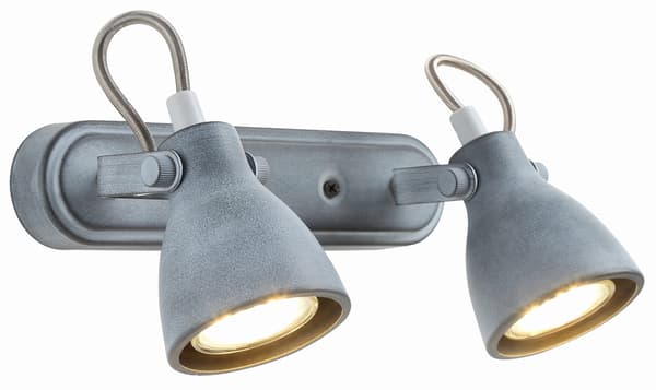 Candellux ASH 92-64400 -seinävalaisin, harmaa