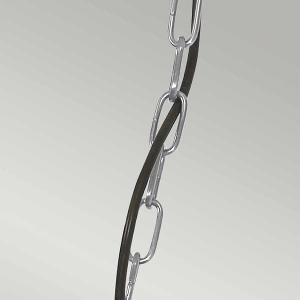 Udendørs pendellampe Antik nikkel E27 100W Somerton Elstead