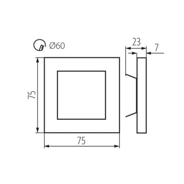 Kanlux APUS LED trappbelysning serie 23106