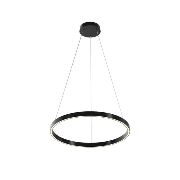 Moderne sort-hvid ring LED pendellampe 36W RIM Maytoni