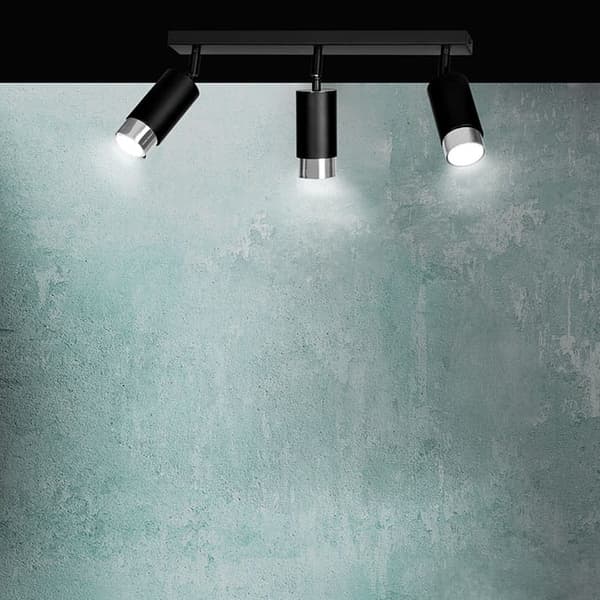 LOFTLAMPE Emibig 3xGU10 30W HIRO 3 BL/CHROME 964/3