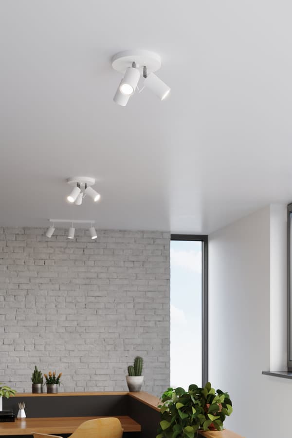 Loftlampe RING 3P hvid Sollux Lighting model SL.1015