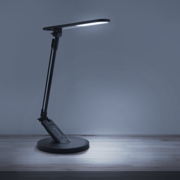 LED skrivebordslampe sort 3000K-6000K OPTIMUM 324993 Polux
