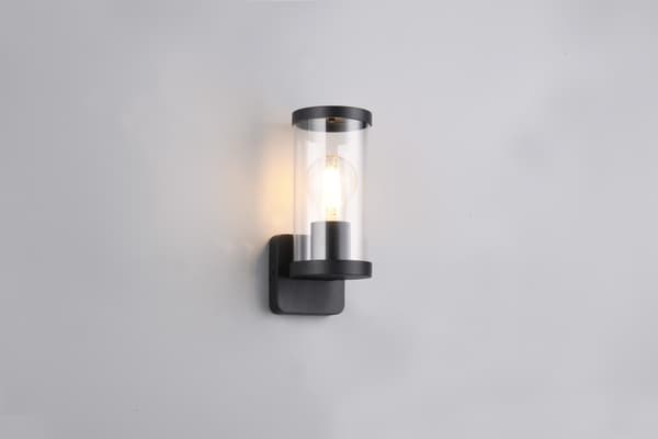 Udendørs væglampe sort E27 28W BONITO RL
