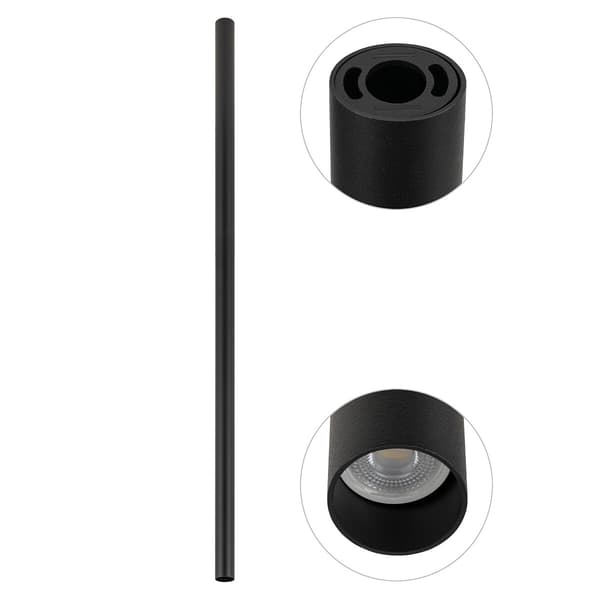 Spotlampe Nowodvorski 10825 FOURTY GU10 sort
