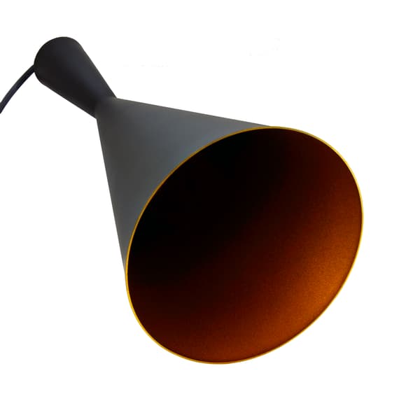 Pendellampe sort-guld E27 MODERN 305466 Polux