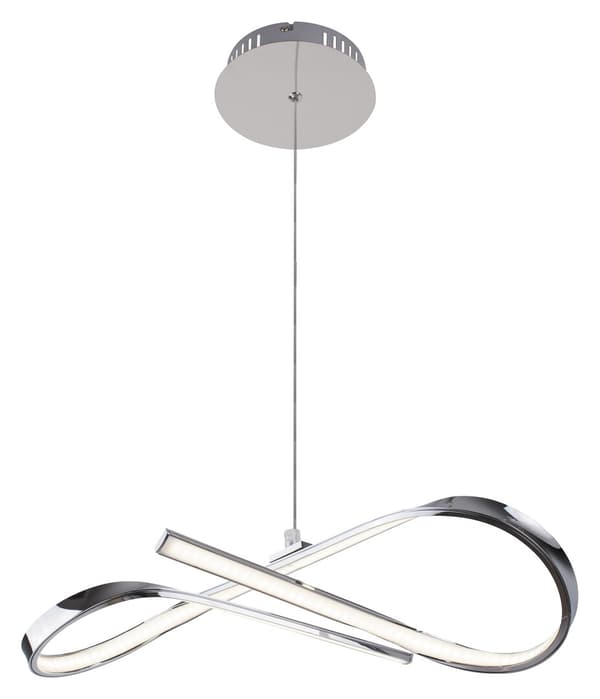 LED-krona 20W kromfärg 2188 Aniela Rabalux