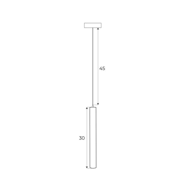 Magnetisk pendellampe ZIGBEE LED-system 3.8W 317lm 2700/5000K Maxlight