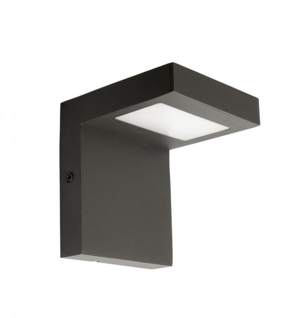 Ulkoseinävalaisin LED 10W tummanharmaa IP54 SU-MA KR-K100