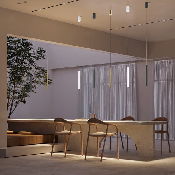Pendellampe rør guld Pro Base LED 6W Maytoni