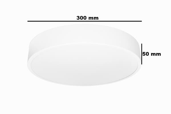 LED-plafond 24W 30 cm vit Houston ID-4711 Idealed