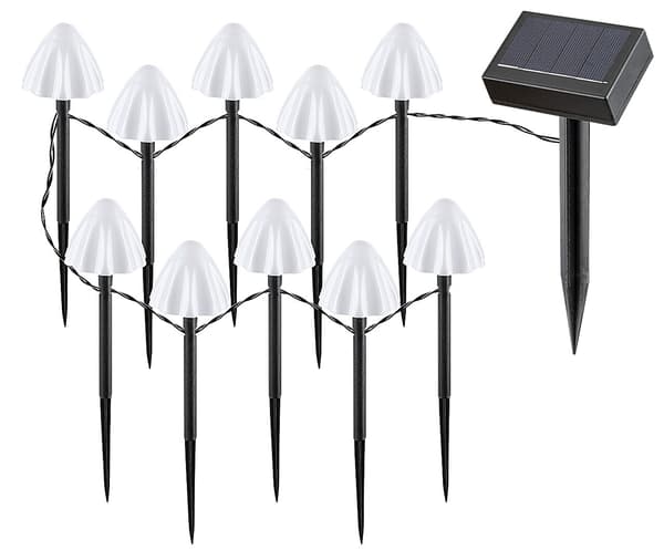 Dekorative solcelle LED havelamper 2W Skadar sort 77007 Rabalux