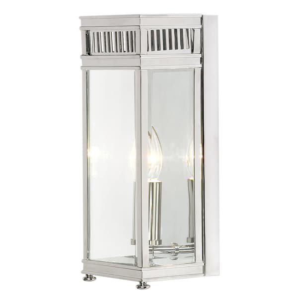Utomhusvägglampa Polerad krom E14 40W Holborn Elstead