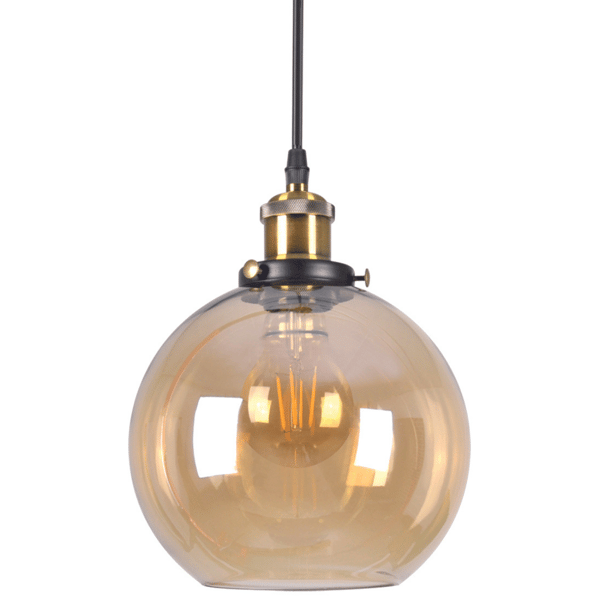 IRWIN 316202 Polux ravfarvet E27 pendellampe