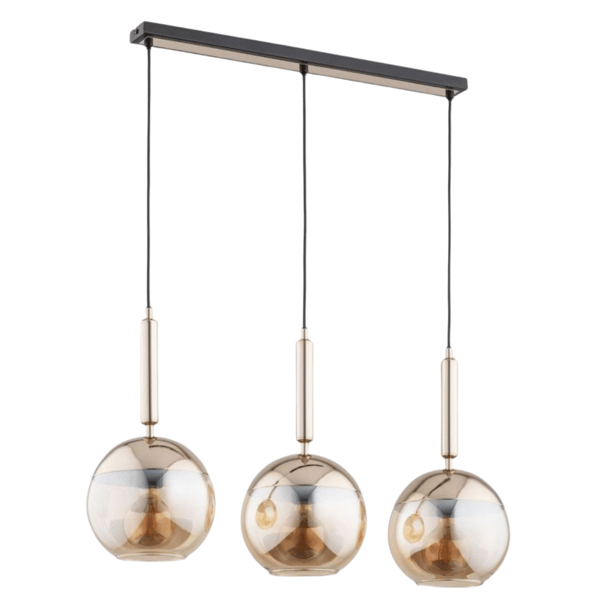 Lykta Alfa VOLDA modern svart guld 63065