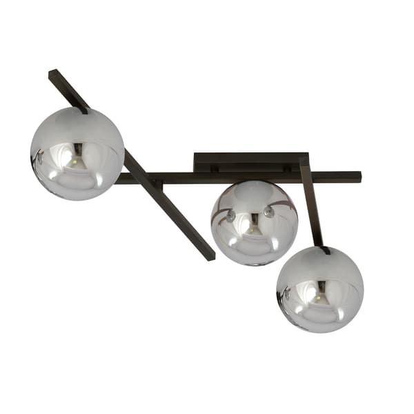 Emibig loftlampe 3xE14 40W SMART 3 SORT/GRAFIT 1104/3